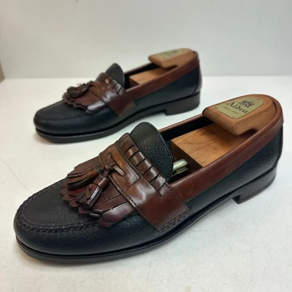 NEW HEELS Rancourt & Co x H S Trask Handsewn Tassel Kiltie Loafer Moc USA 9.5 D
